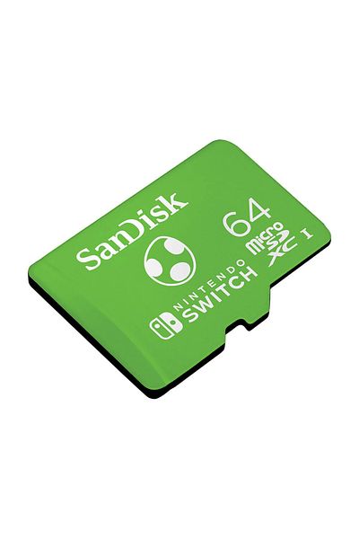 SanDisk Nintendo Switch Micro SD Card - 64GB - Yoshi Edition