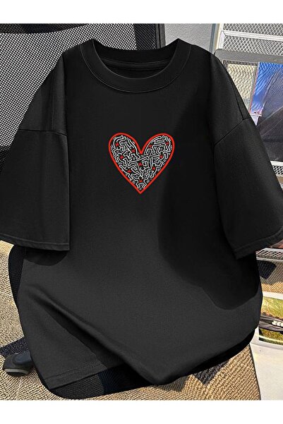 Lider Leather Tricou unisex imprimat - Amestec de bumbac și poliester, elegan...