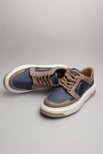 Gondol Bărbați din piele naturală clasică casual bleumarin 40 Ttx.512