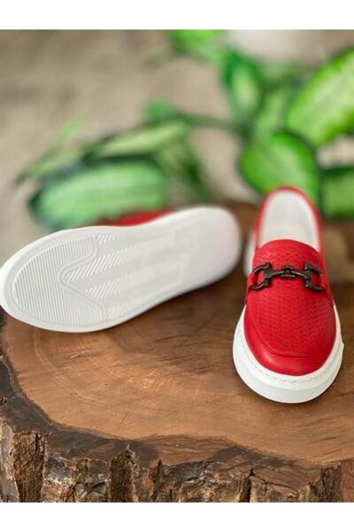Pierre Cardin Günlük Rahat Tokalı Kadın Kırmızı Ayakkabı Pc52322