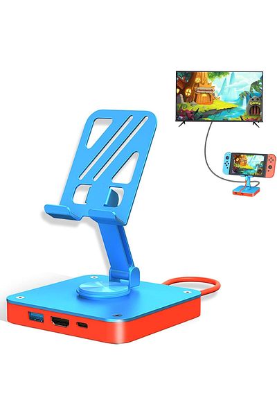 COOYA Portable 4 in 1 USB C Hub, HDMI 2.0 4K 60Hz PD,100W Charging Port USB 2.0 480Mbps