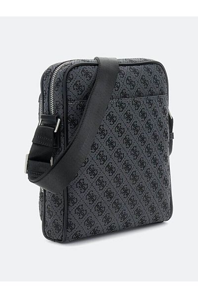 Guess Milano Top Zip Xbdy W Frt Pckt Men's Gray Shoulder Bag Hmmıstp5160-Cbl