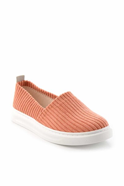 Bambi Narancssárga szövet női alkalmi cipő K 01122001004