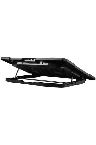 TELLUR Tellur Basic laptop cooler, 17", 5 fans, LED, 2xUSB, Black