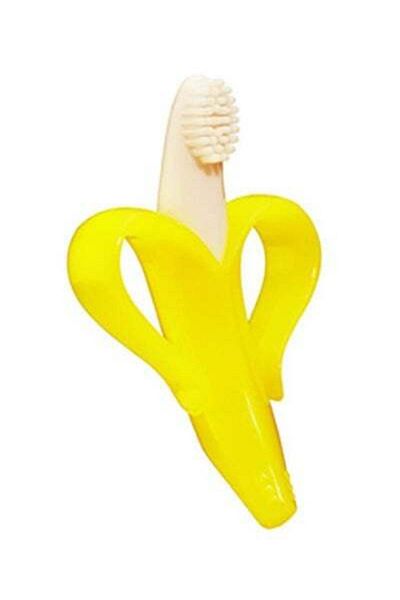 HALAMODO Bendable Soft Silicone Aiybao Infant Training Toothbrush and Teether for Kids