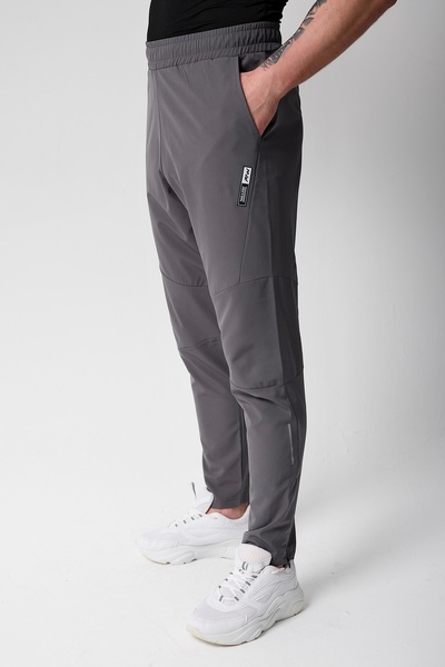 PAW Pivot Athletic Wears Paw-Strıde Slim Fit Premium Fabric Men's Gray Sports Tracksuit
