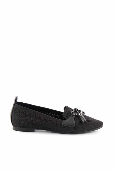 Bambi Black Knitwear Women's Ballerina Ballerina01196000782