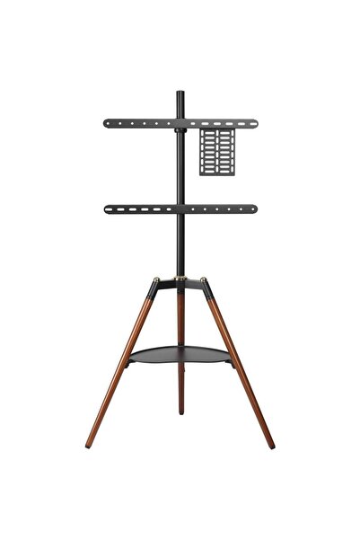 Techly Stand TV de podea, trepied, inaltime si rotire reglabile, 32 - 65 inch, raft inclus