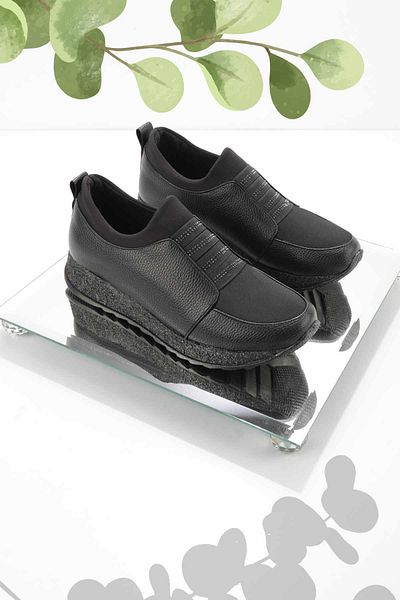Bambi Women's Black Casual Shoes K01220051209