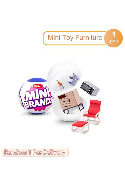 Choice ZURU mini miniature toy furniture sofa home ball surprise ball blind box model ornament children'...