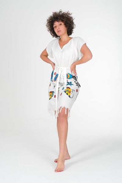 VAROL Bamboo Beach Dress - Printed