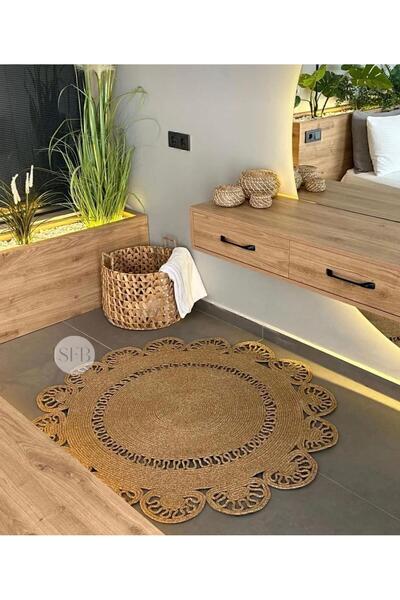 SFB Home Textile Jüt Kilim, Paspas, Mutfak Halısı, Banyo Paspası, Kilim, Halı...