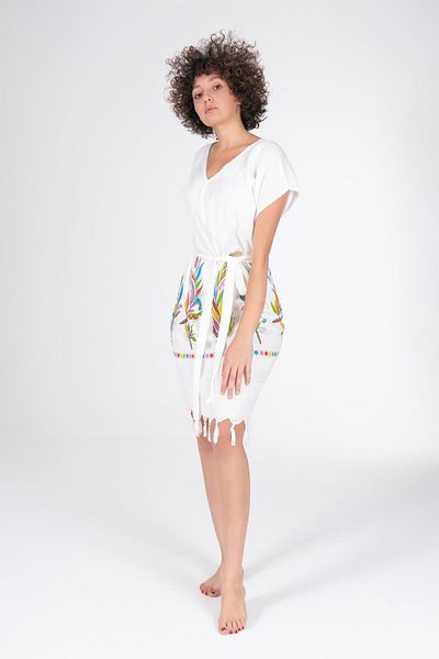 VAROL Bamboo Beach Dress - Printed
