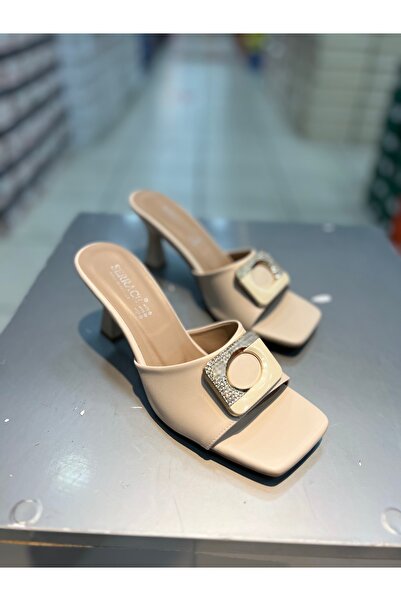 Hacıoğlu Ayakkabı Papuci de damă eleganti cu toc subțire Serrace