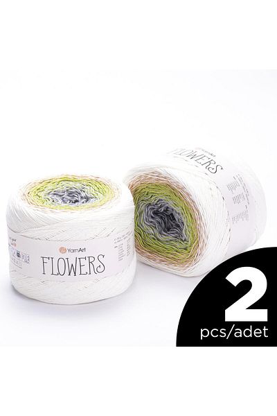 Yarnart Flowers - Ebruli - 274 - 2 Pieces