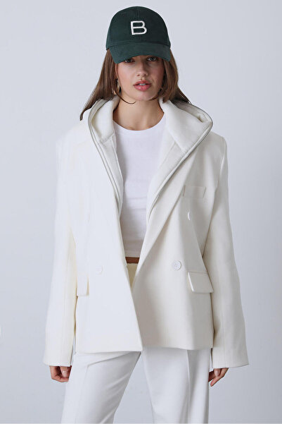 Beyyoglu Kruvaze Kaşe Ceket