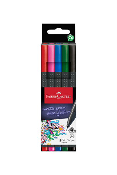 Faber Castell Faber Grıp Finepen Klasik 5'li