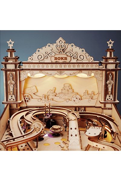 ROKR Wooden Puzzles for Adults Miniature Pinball 3D Puzzle