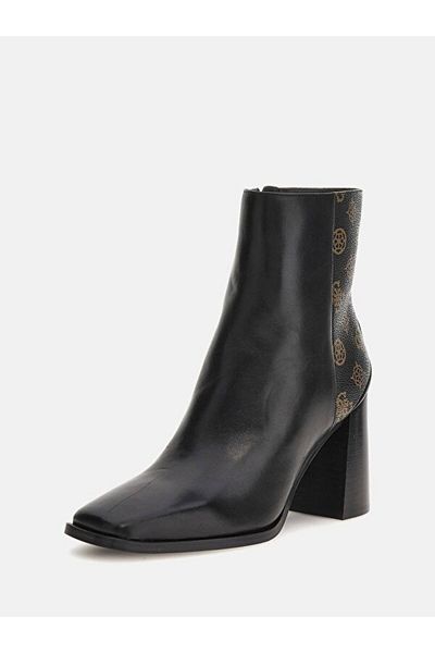 Guess Cizme scurte York din amestec de piele