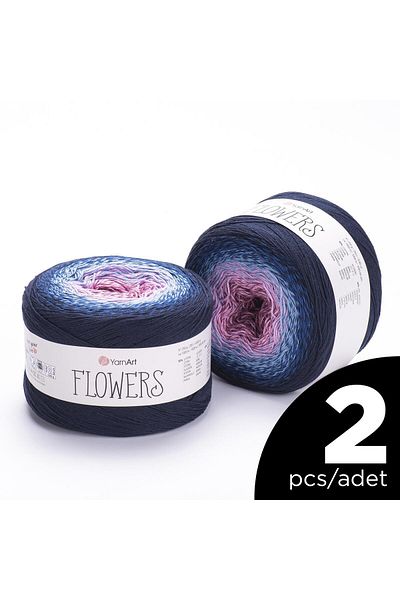 Yarnart Flowers - Ebruli - 273 - 2 Pieces