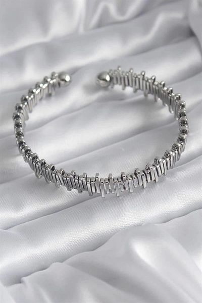 Clariss 316L Steel Silver Color Dorica Model Women's Bracelet