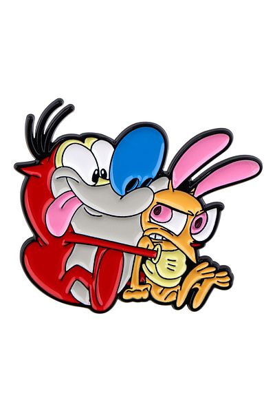 Choice 1 Cute Dog Enamel Pins Cartoon Monster Brooches For Women Metal Lapel Badge Fashion Jewelry Clothes.