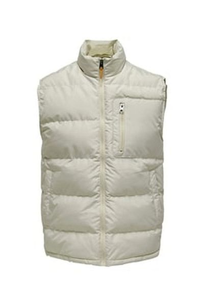 Only & Sons Onsjake Quilted Vest Otw Vestă galbenă pentru bărbați - 22024229