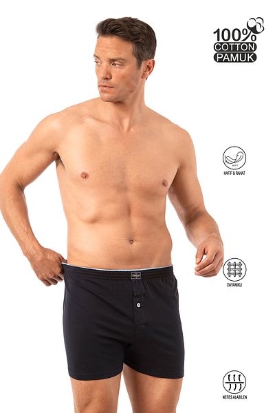 ÖZKAN underwear Ανδρικό Classic Relaxed Fit Cotton Boxer Özkan 0041