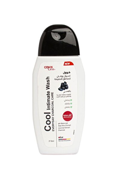 Cofix CARE غسول كوفيكس كير اليومي للمنطقة الحساسة بالفحم للنساء - 215 مل