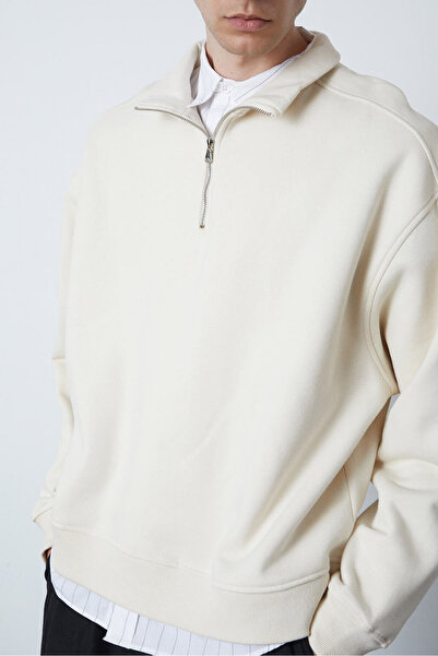 Beyyoglu Dik Yaka Oversize Sweatshirt
