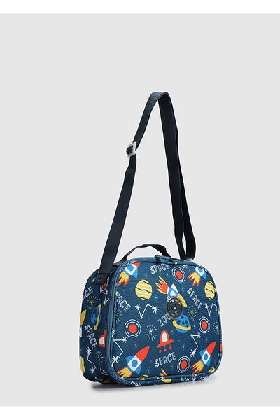 KAUKKO Siyah Kids L7182 Evolutıon Space Negru Ghiozdan pentru Prânz