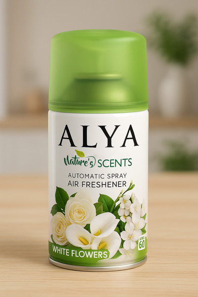 ALYA Nature's Scents White Flowers - Beyaz Çiçekler Oda Kokusu Yedek Makine S...