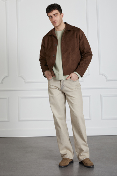 Beyyoglu Yıkamalı Basic Sweatshirt