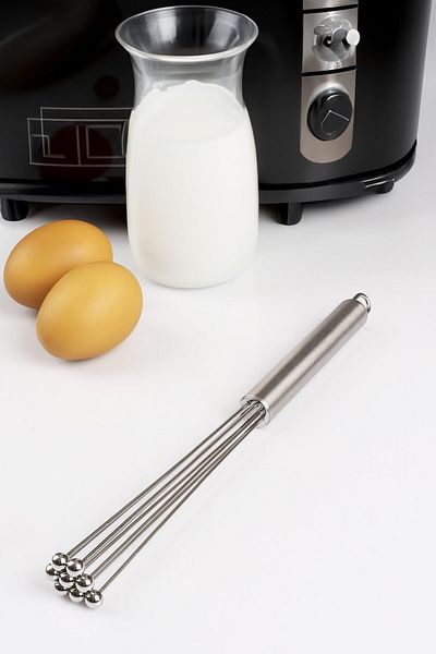 Porselen Diyarı Stainless Steel Extendable & Shortenable Metal Bead Ball End Egg Beater Sauce Mixer