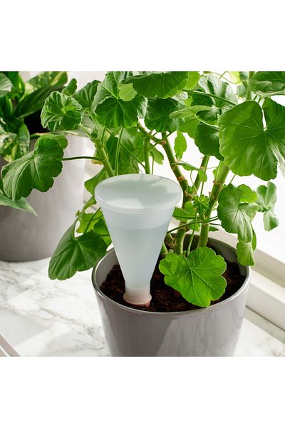 IKEA SVÄMSKOG Self-watering insert, terracotta/transparent, 25 cl