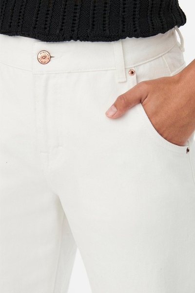 ONLY Onltroy Life Hw White Carrot Ank Dnm Жіночі білі штани - 15219708