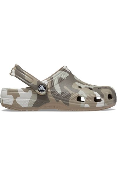 Crocs Klasické maskáčové pantofle s potiskem Camo Clog Unisex - 206454