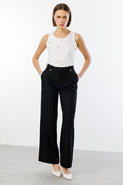 Ekol Παντελόνι με φαρδύ πόδι με κορδόνια