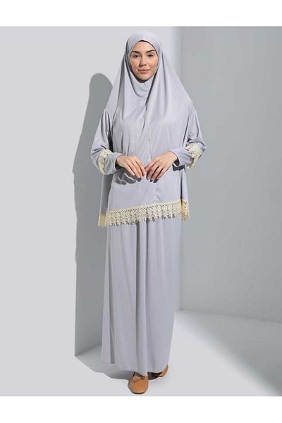 Defkay Γυναικείο φόρεμα προσευχής Hijab με φούστα δύο τεμαχίων