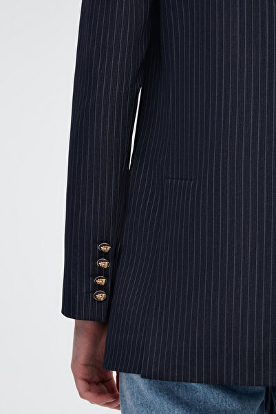 SHNWOMAN ÇİZGİLİ BLAZER CEKET