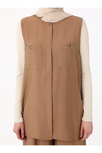 Refka ДüğmeПодробно Туніка та штани, коричневий комплект