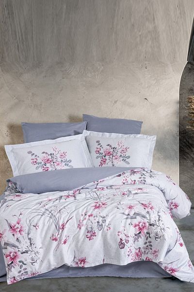 VAROL Double Bamboo Satin Duvet Cover Set