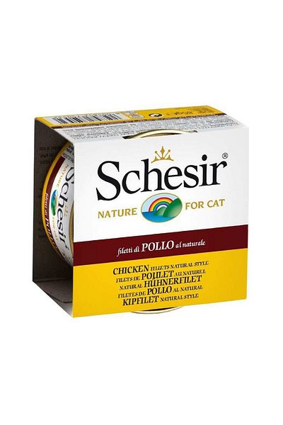 Schesir Chicken with Rice Natural Style Canned Cat Food - 85 g