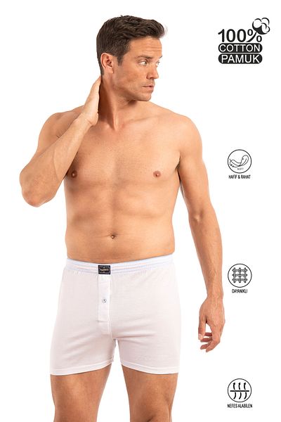 ÖZKAN underwear Ανδρικό Classic Relaxed Fit Cotton Boxer Özkan 0041