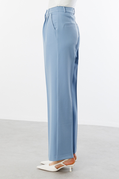 Ekol Pileli Bol Paça Pantolon