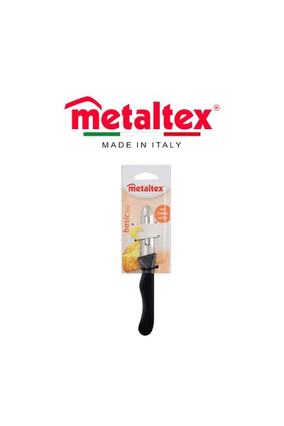 Metaltex Basic Vegetable Peeler 17cm – Stainless Steel Blade with PP Handle