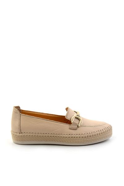 Bambi Pantofi de damă din piele naturală bej K 01300400603
