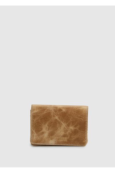 Provoq Δερμάτινο πορτοφόλι σε μπεζ Provoq 336 Beige