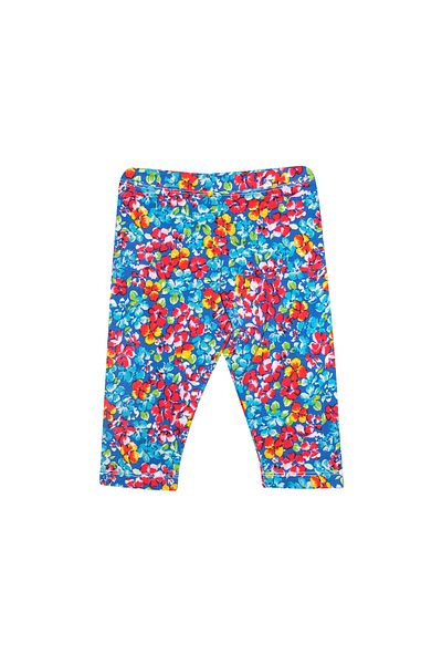 LOVETTI Girl's Tiny Flowers Pattern Capri