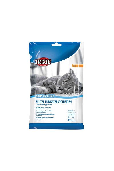 Trixie Simple'n'clean Bags For Cat Litter Trays Box Disposable, Xlarge Pack Of 6